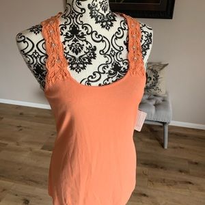 INC lace racerback tank SZ XL.
